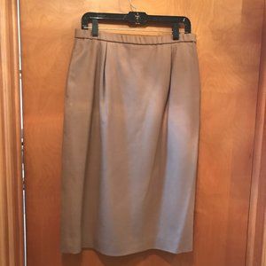 Pendelton Camel Colored Wool Skirt Woman's Vintage